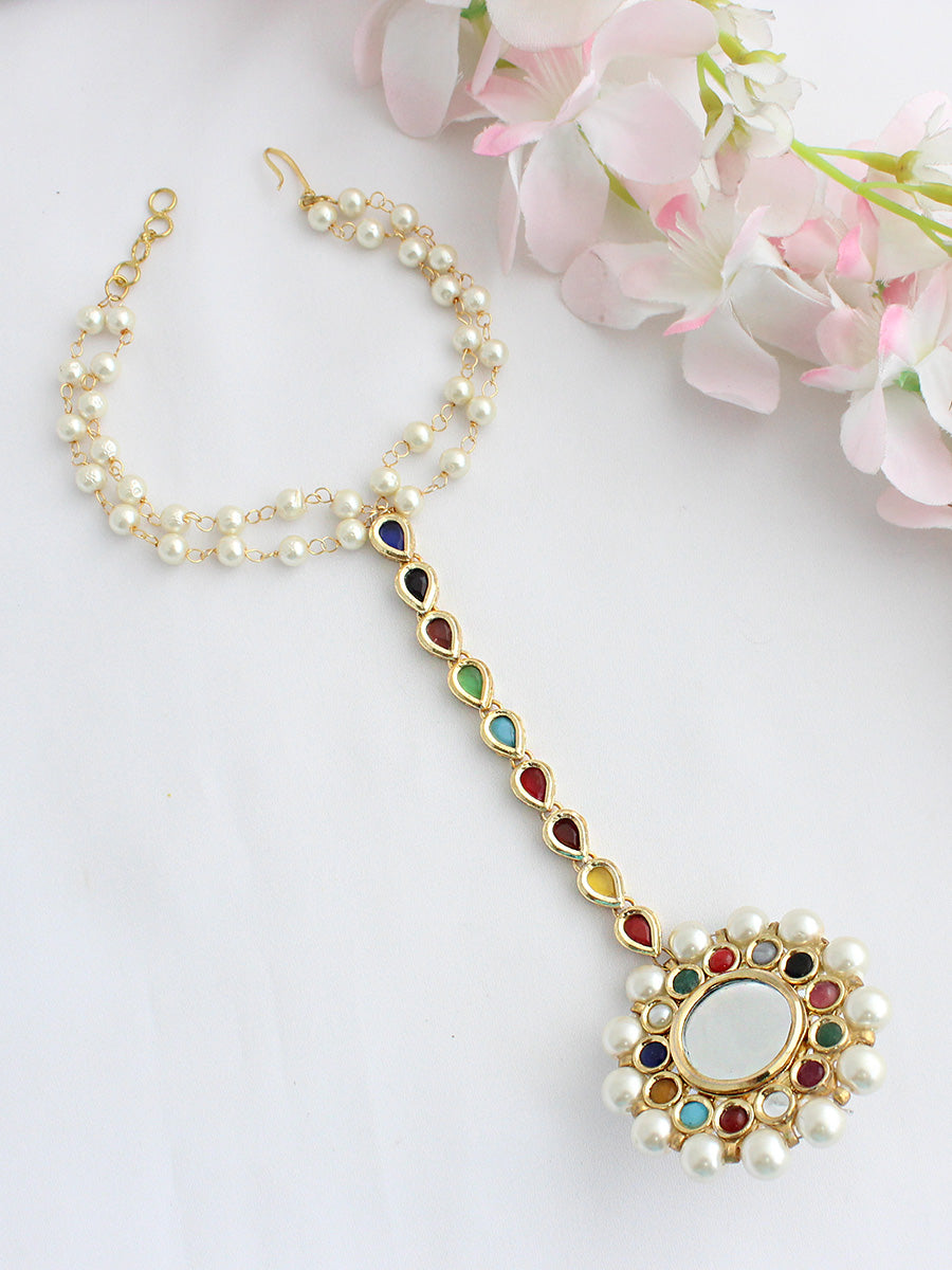 Drishti Hand Harness / Bracelet-Multicolor