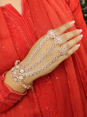 Naysha Hand Harness / Bracelet-Rose Gold