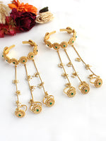 Rushali Hand Harness / Bracelet-Green