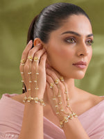Amoha Hand Harness / Bracelet-Gold