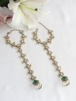Neeti Hand Harness / Bracelet-Green