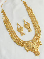 Jaseena Necklace Set - Golden