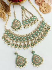 Surveen Necklace Set-Turquoise