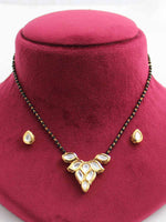 Yukti Mangalsutra Necklace Set-Black