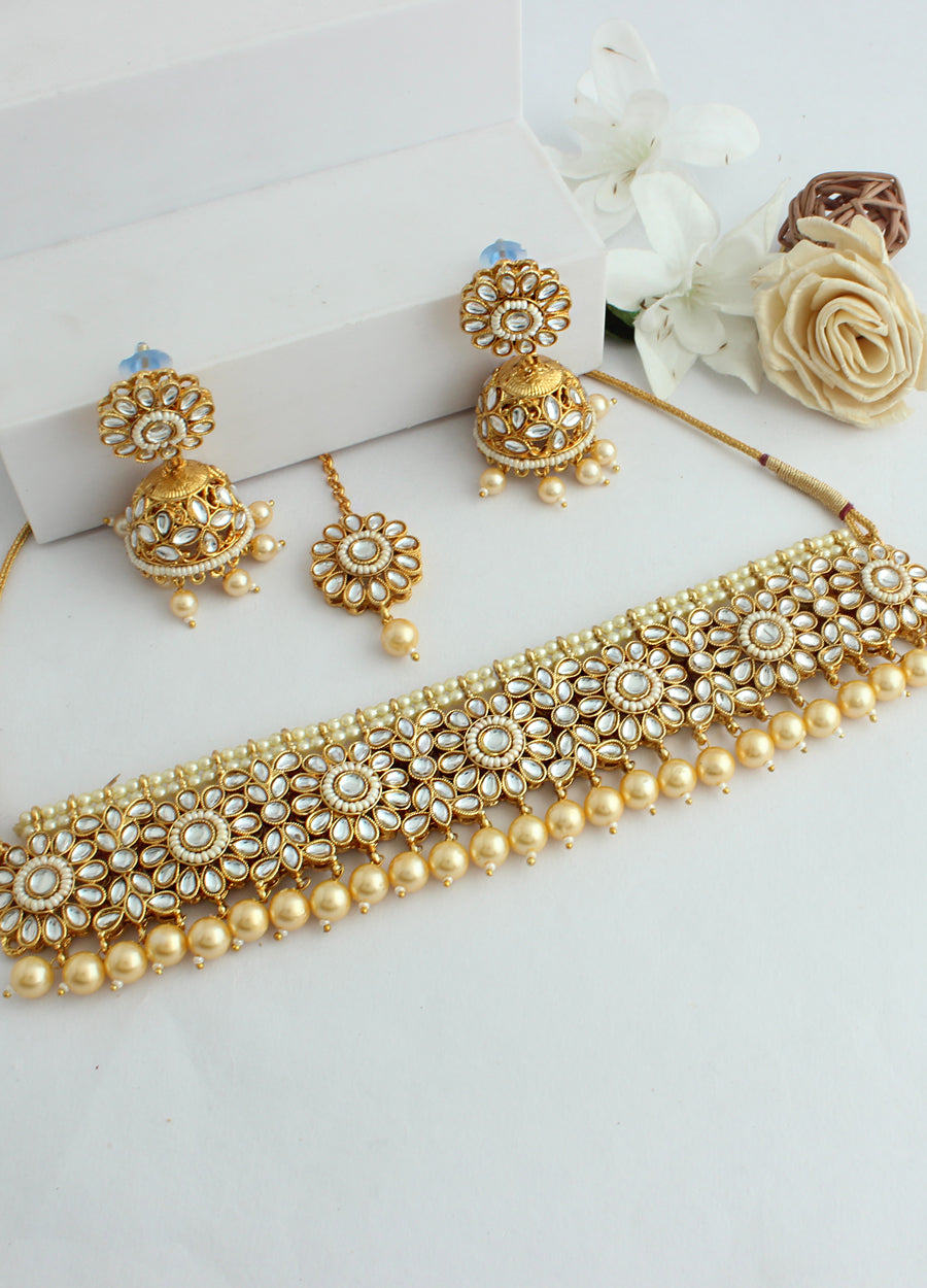 Sana Necklace Set-gold