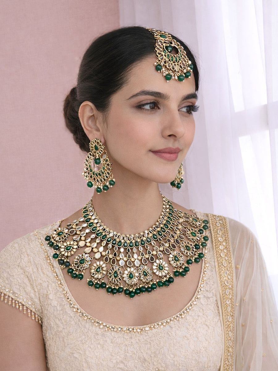 Ziya Mirror Necklace Set