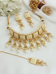 Lahore Necklace Set-Ivory