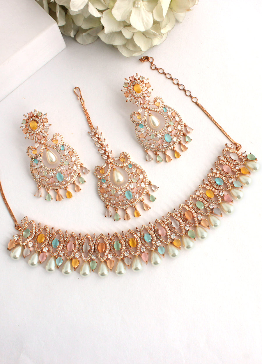 Amisha Choker Necklace Set