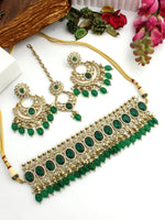Akansha Necklace Set-Green