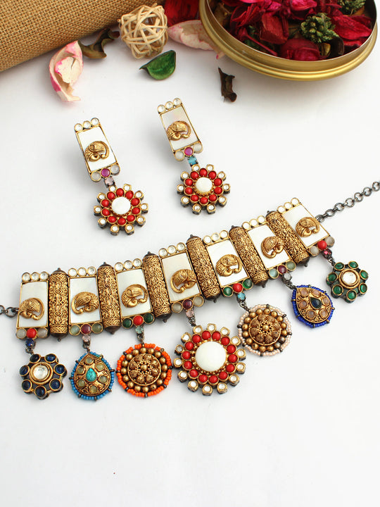 Meenakshi Choker Necklace Set
