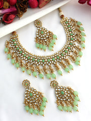 Nitya Necklace Set-Mint Green