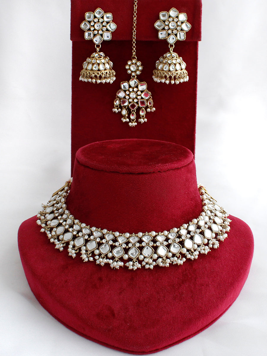 Sneha Bib Necklace Set