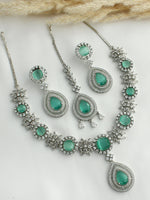 Ira Necklace Set-Mint Green