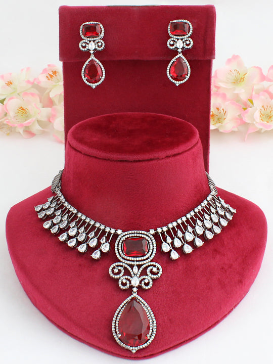 Milan Necklace Set-Marron