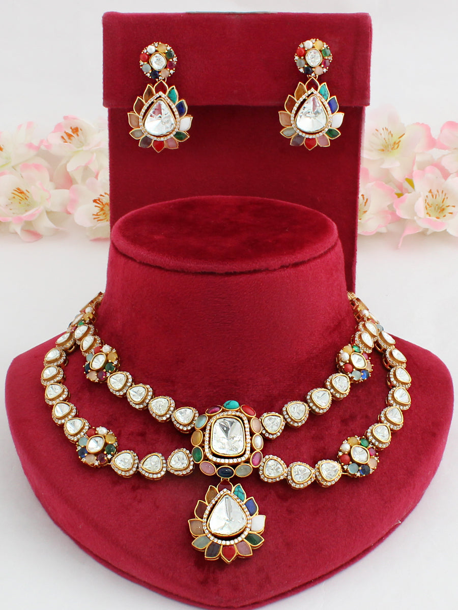 Sharvi Bib Necklace Set