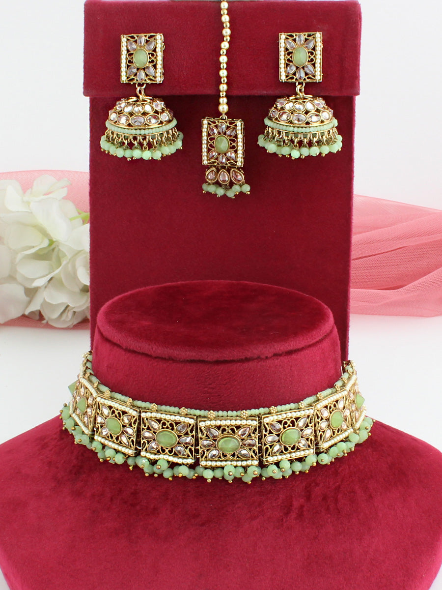Asin Choker Necklace Set