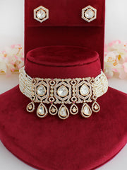 Oslo Choker Necklace Set-Rose Gold