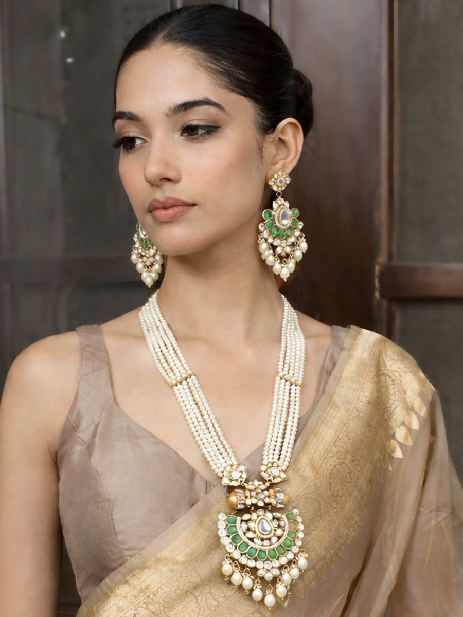 Ishani Long Necklace Set