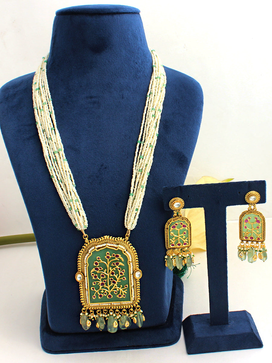 Shubhika Long Necklace Set