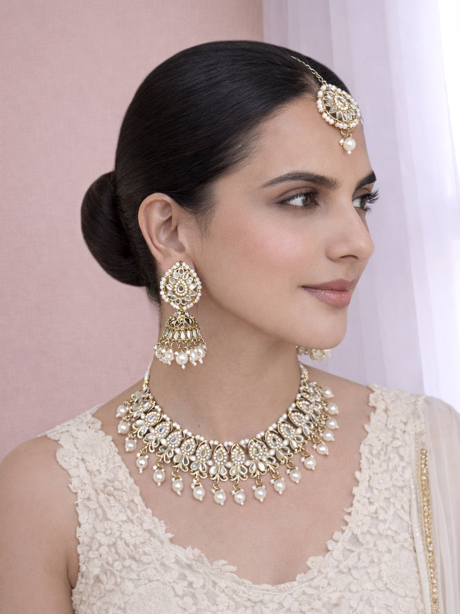 Shirin Mirror Necklace Set