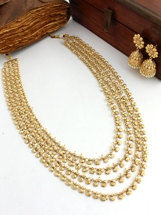Shree Layered Necklace Set-Gold