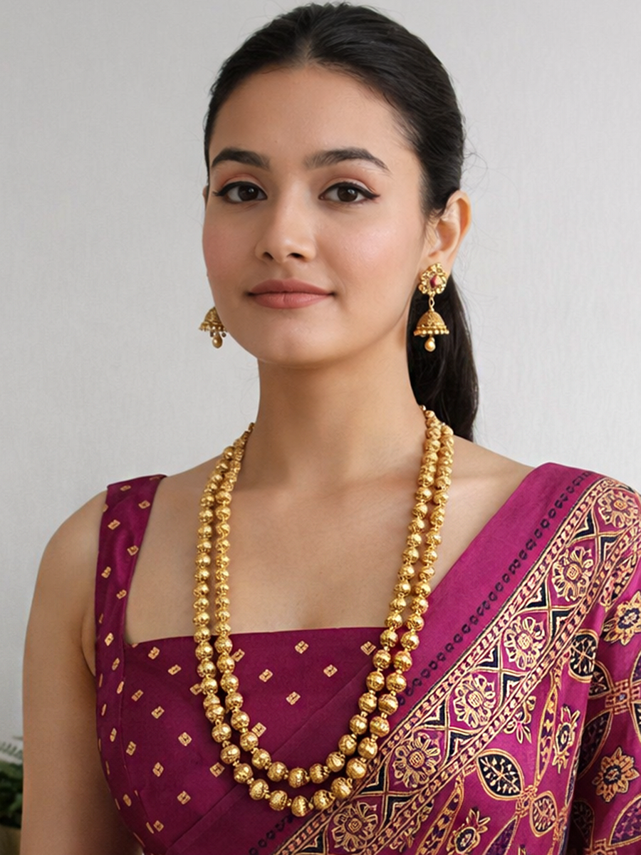 Divisha Layered Necklace Set – Indiatrendshop