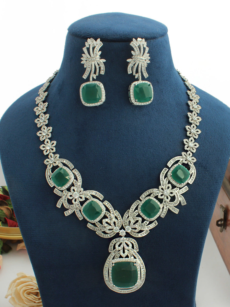 Alice Necklace Set-Green