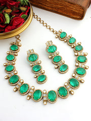 Marisha Necklace Set-Green