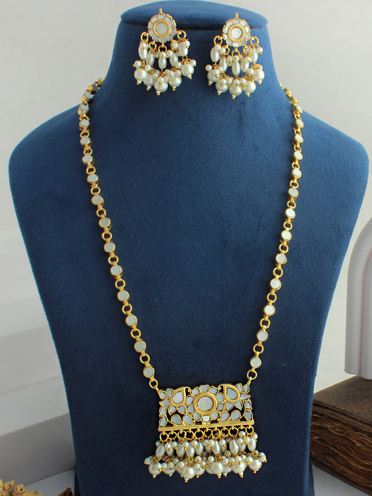 Raina Long Necklace Set