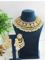 Virika Bib Necklace Set-White