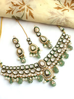 Rivanya Necklace Set-Mint Green