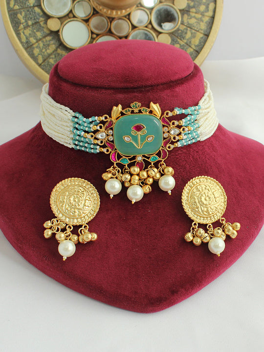 Maya Choker Necklace Set