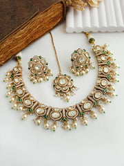 Zania Necklace Set -Green