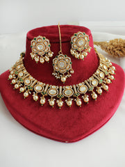 Zania Necklace Set -Green
