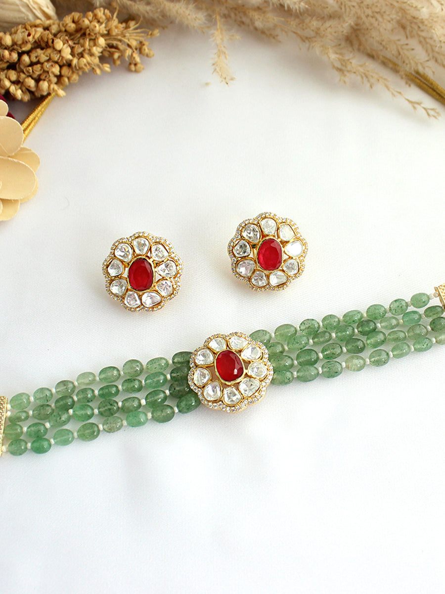 Ruhisha Choker Necklace Set