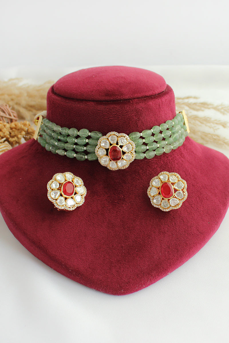 Ruhisha Choker Necklace Set
