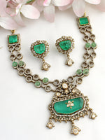 Kaisha Necklace Set-Mint Green
