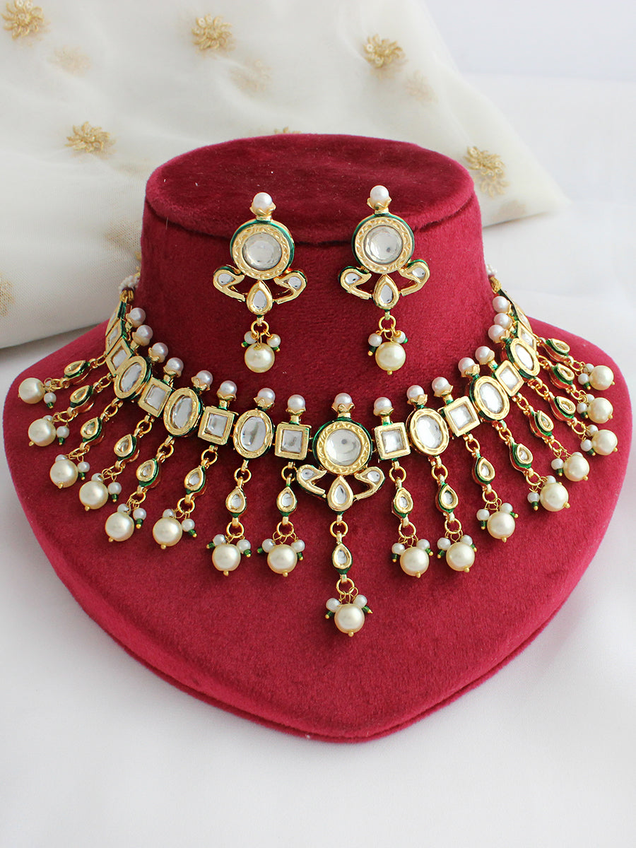 Vidhi Choker Necklace Set