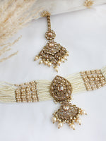 Sia Necklace & Tikka -Gold