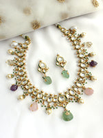 Utkarsha Necklace Set-Multicolor