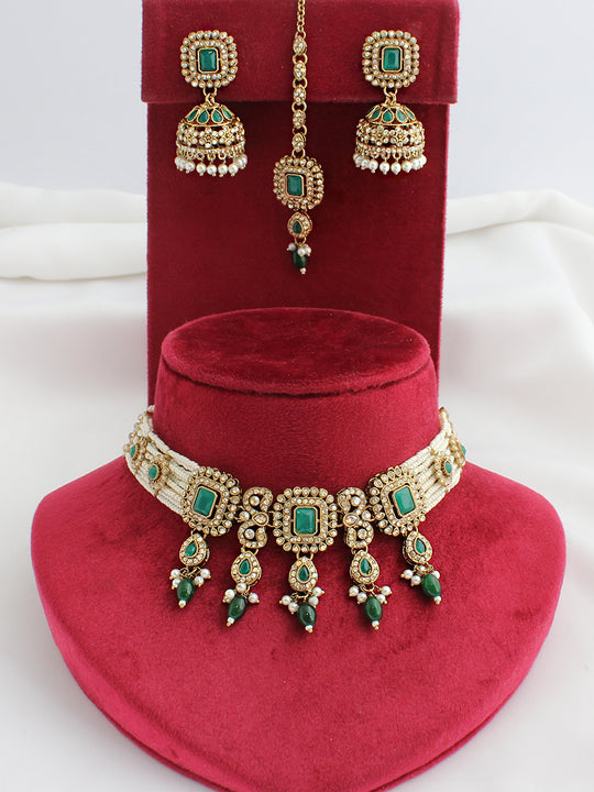 Jivika Choker Necklace Set