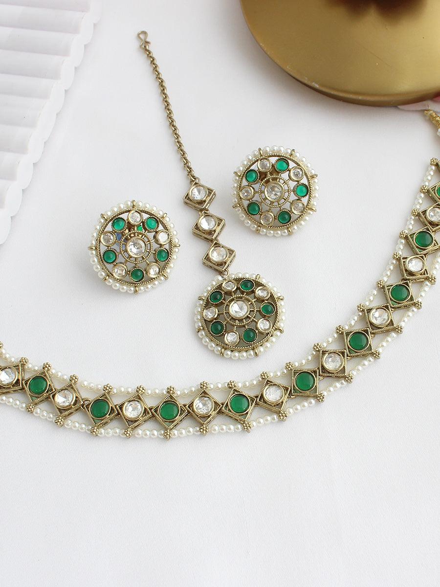 Vihani Choker Necklace set