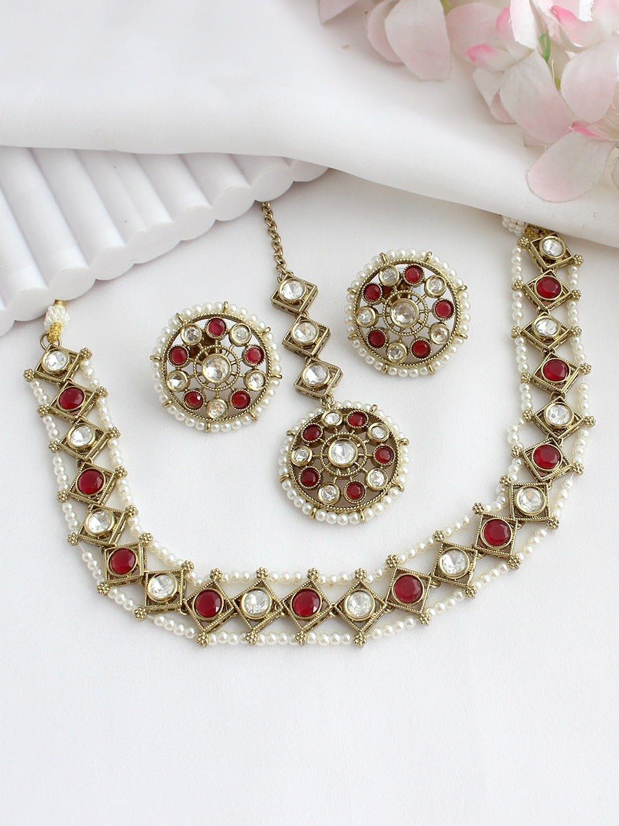 Vihani Choker Necklace set