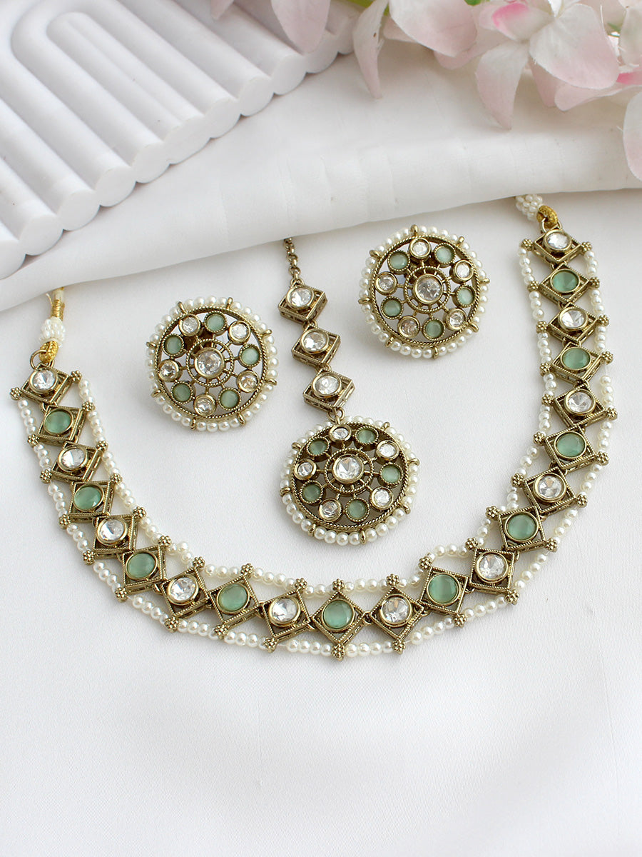 Vihani Choker Necklace set