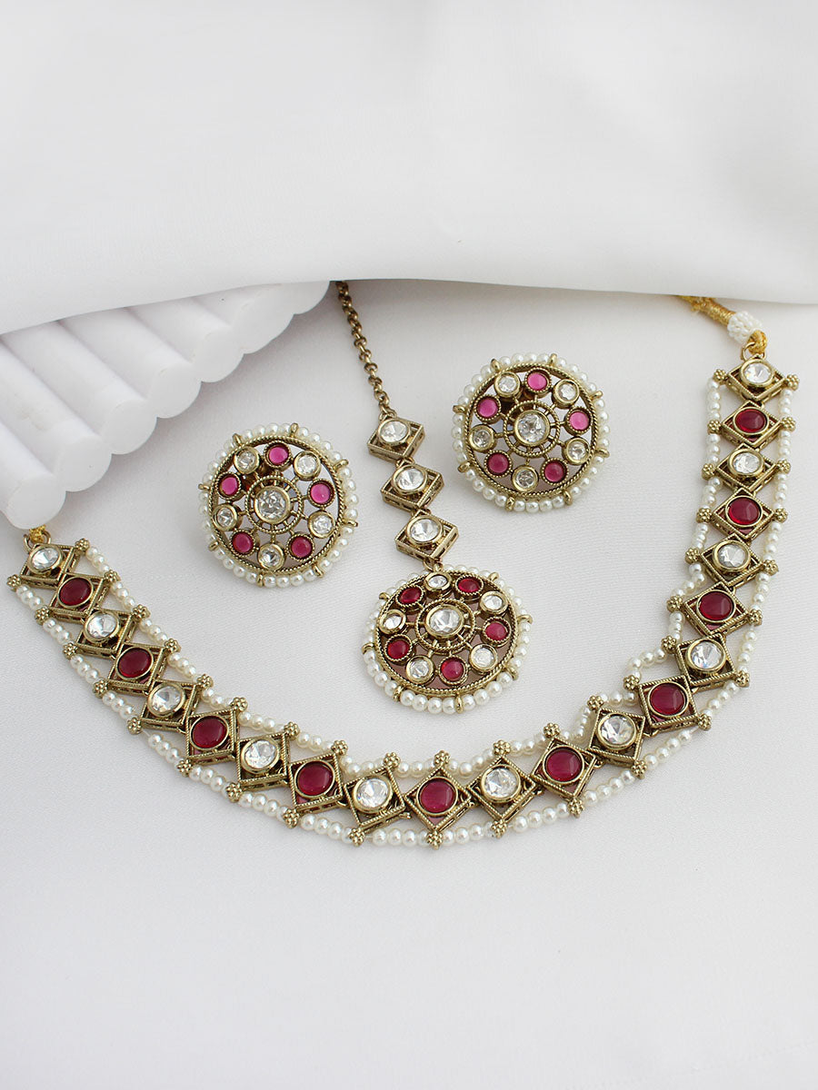 Vihani Choker Necklace set