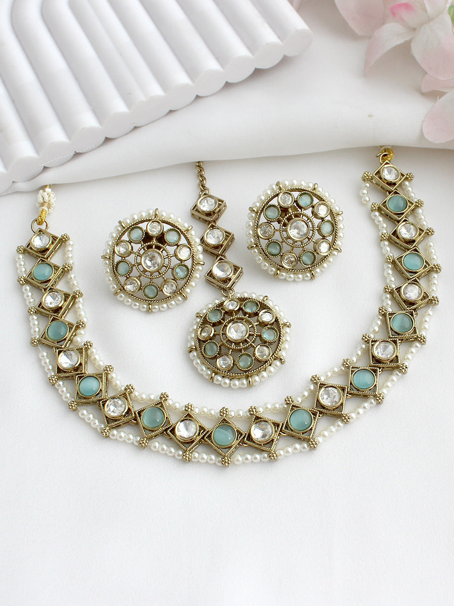 Vihani Choker Necklace set