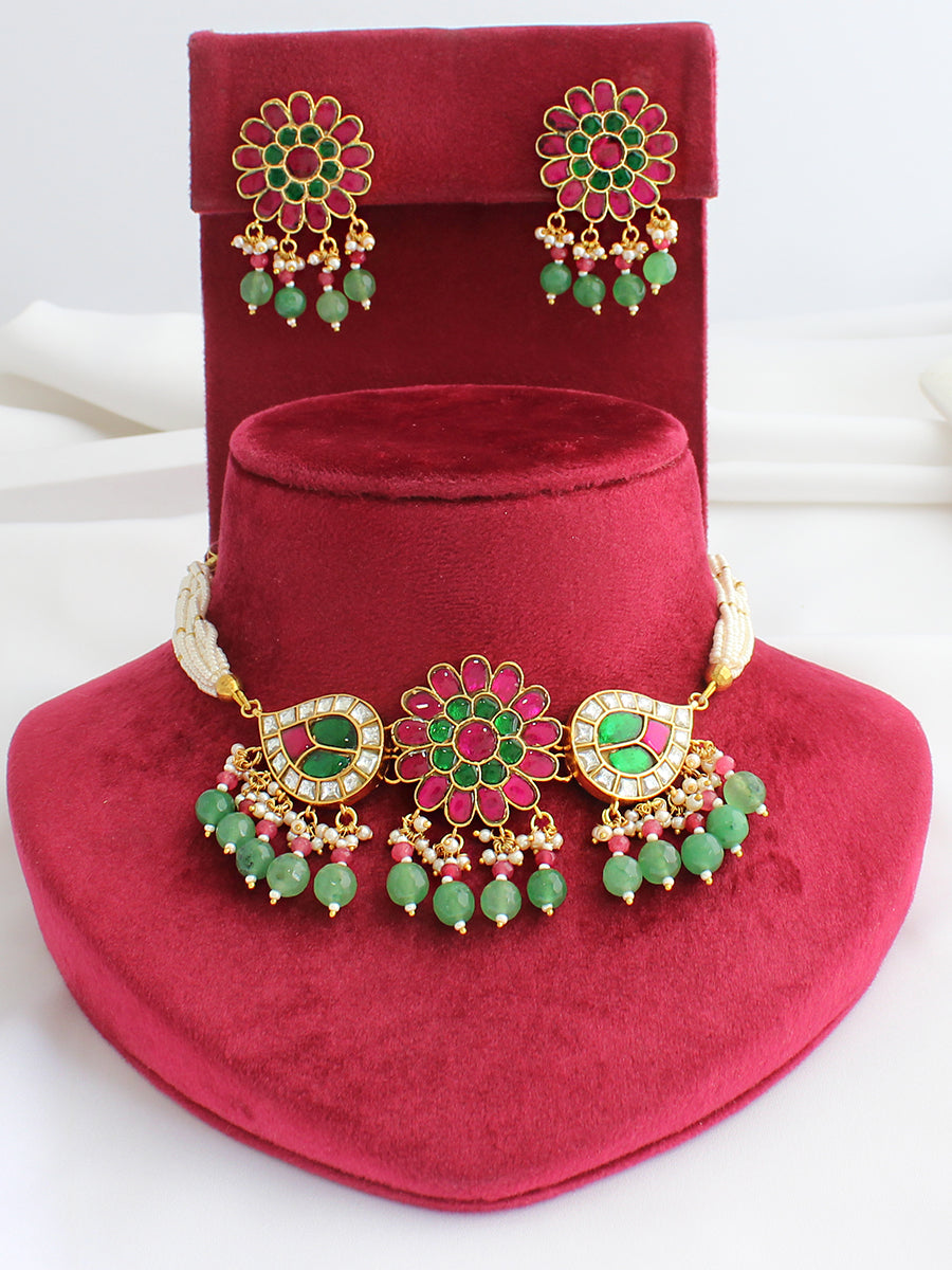 Mrinali Choker Necklace Set