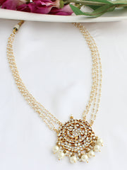 Ayana Pendant Long Necklace-Ivory