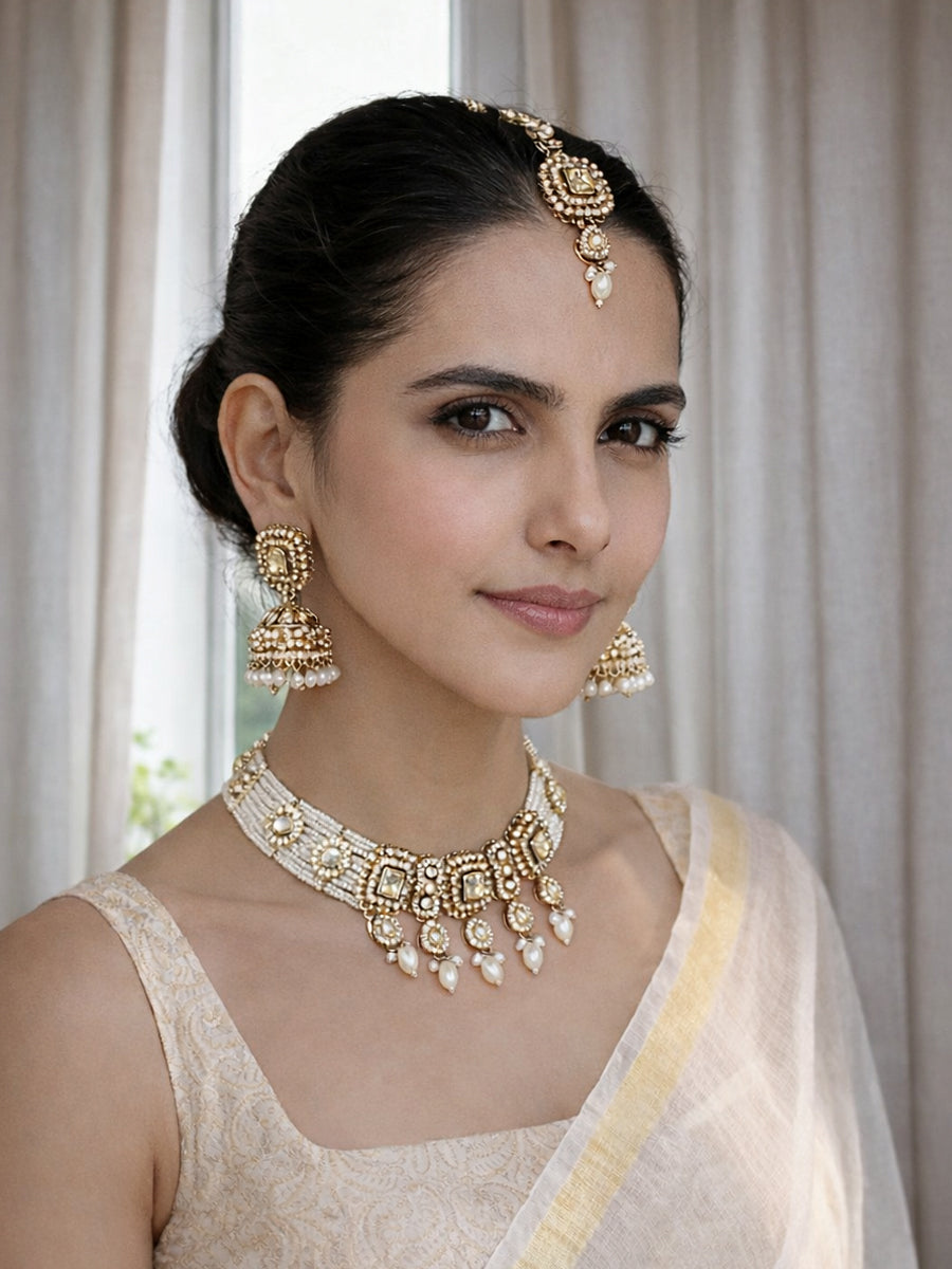 Jivika Choker Necklace Set