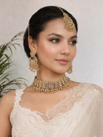 Arvika Choker Necklace Set - Gold
